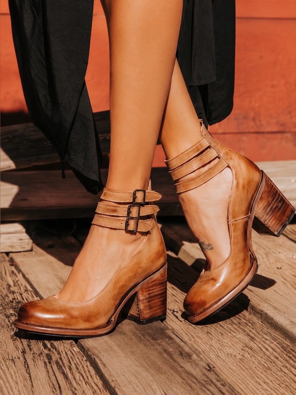 Freebird Randi Ankle Strap Heel